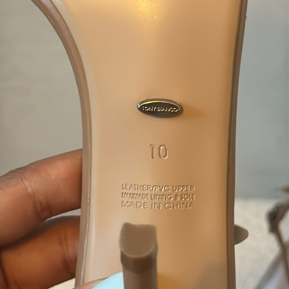 Tony Bianco Kosumi Heel in Skin Capretto Size 10 - Picture 6 of 9